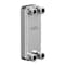 Alfa Laval 100 Stainless Steel Plate Heat Exchanger, AISI 316L, 30 Plates, Single Circuit, 34 Thread Port AlfaNova 14-30H - alternate 1